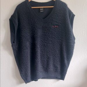 Iets Frans blue oversized vest size XL New no tags